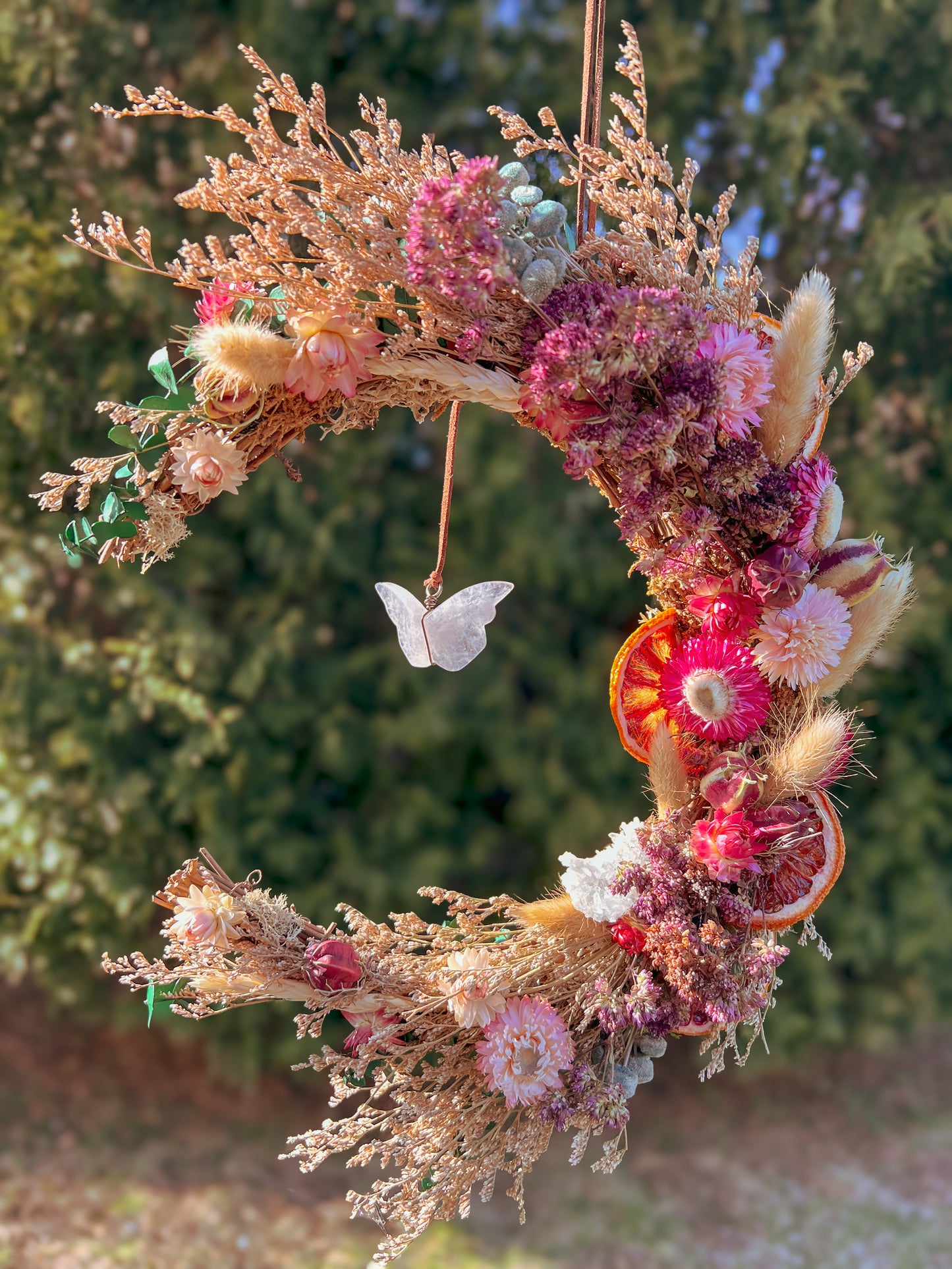 Flora & Butterfly Wreath