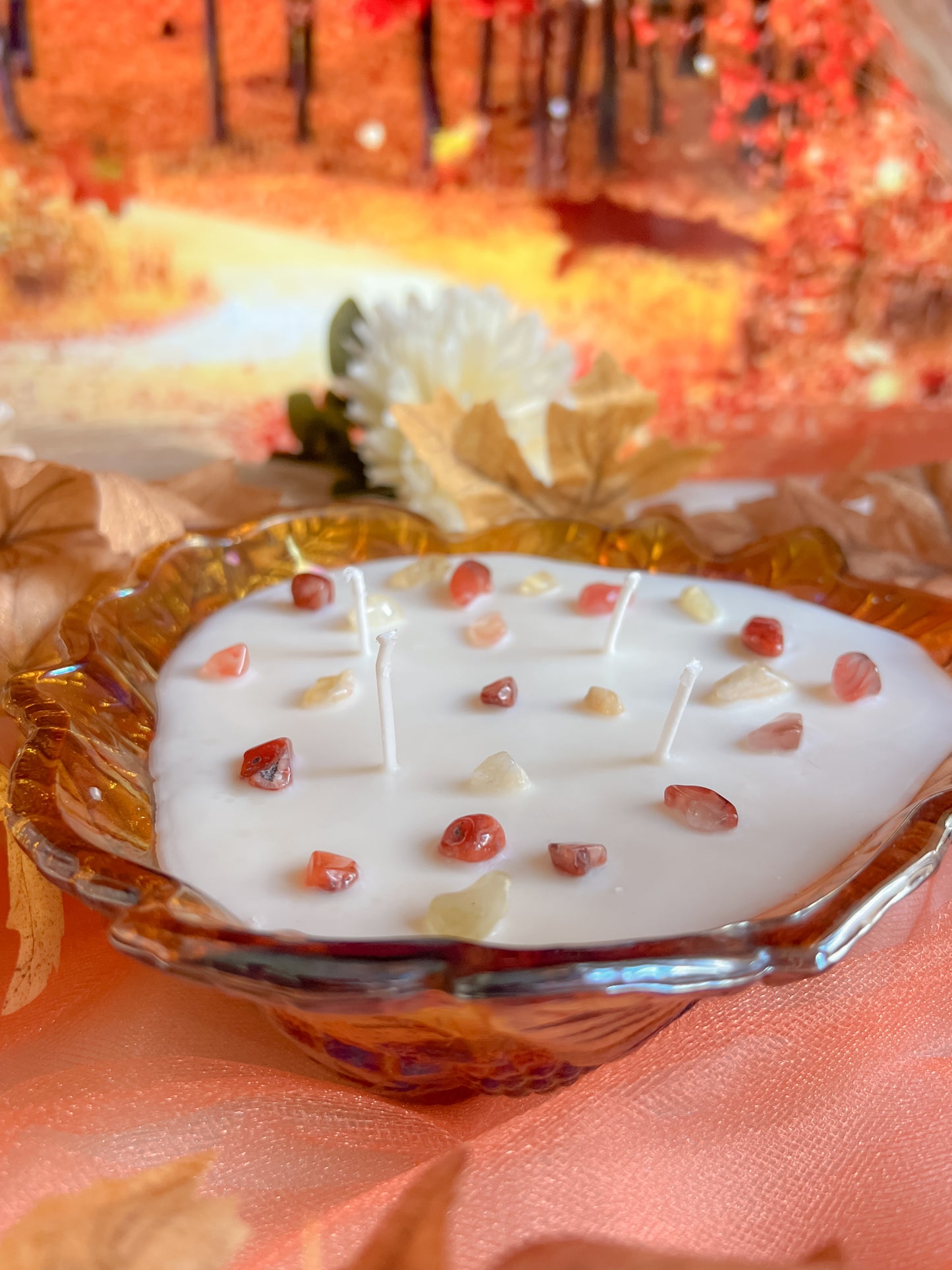 Golden Orchard Glow Candle