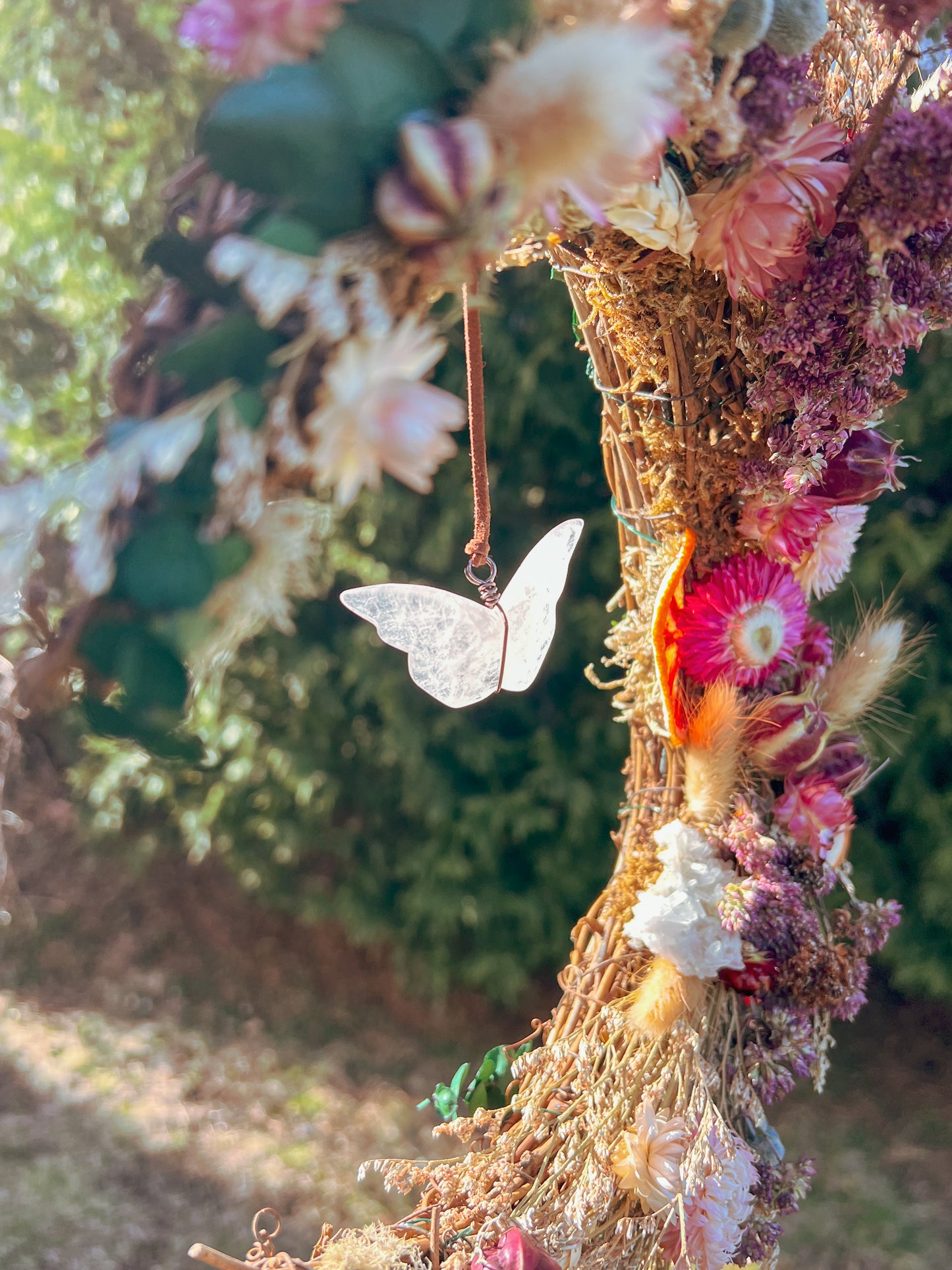 Flora & Butterfly Wreath