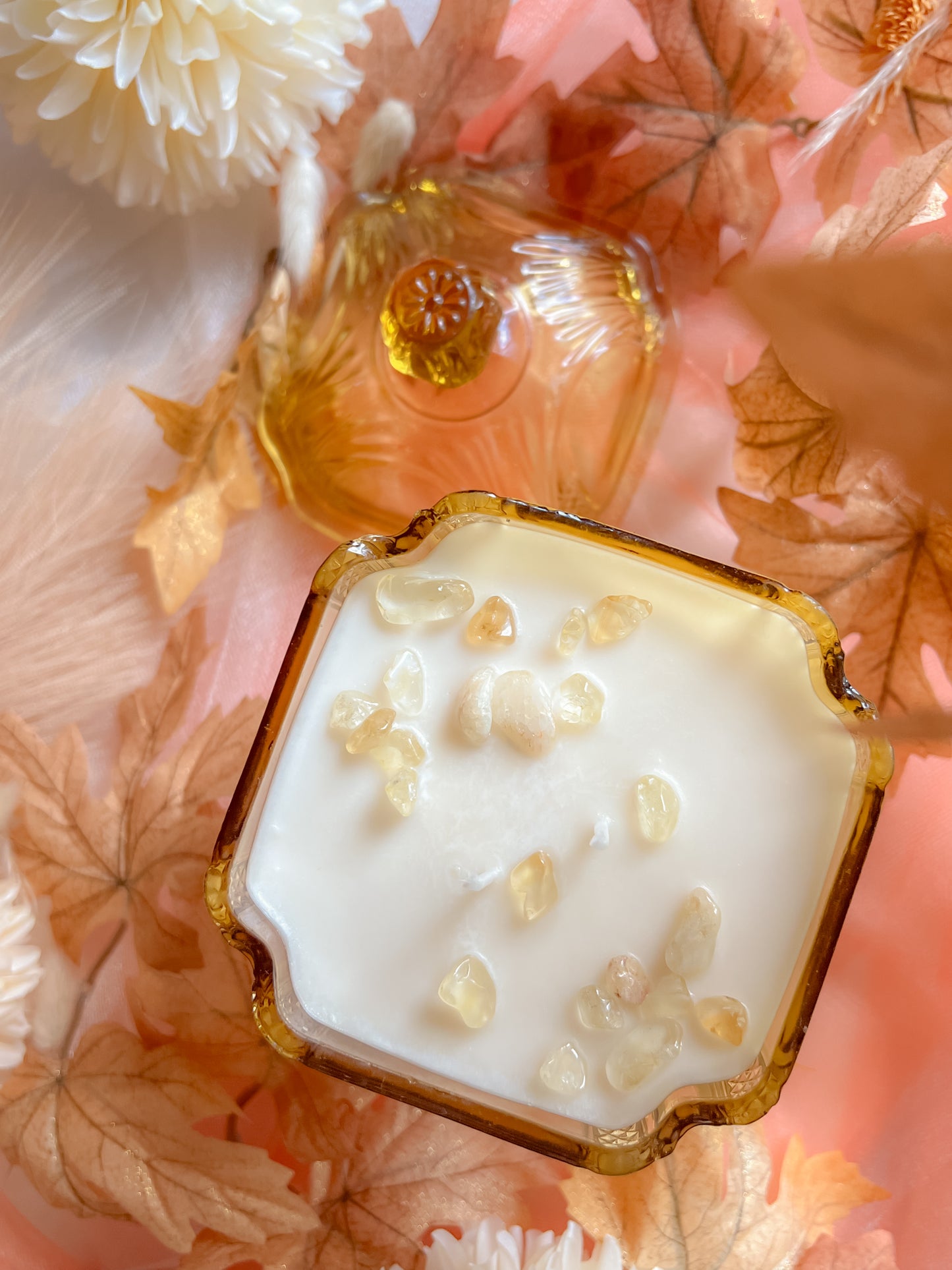 Amber Pumpkin Spell Candle
