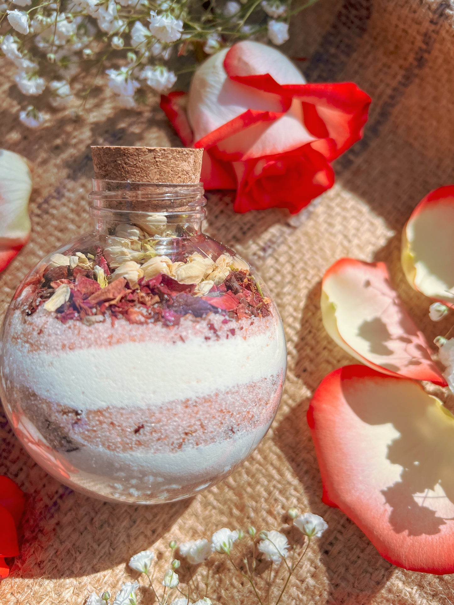 Rose & Jasmine Milk Bath Potion