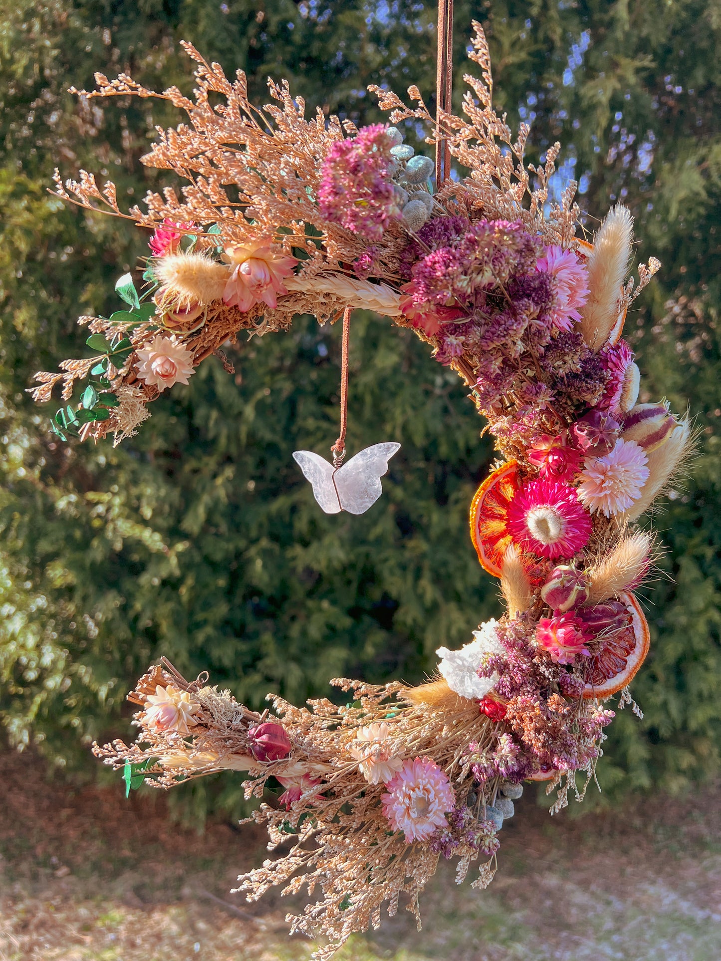 Flora & Butterfly Wreath