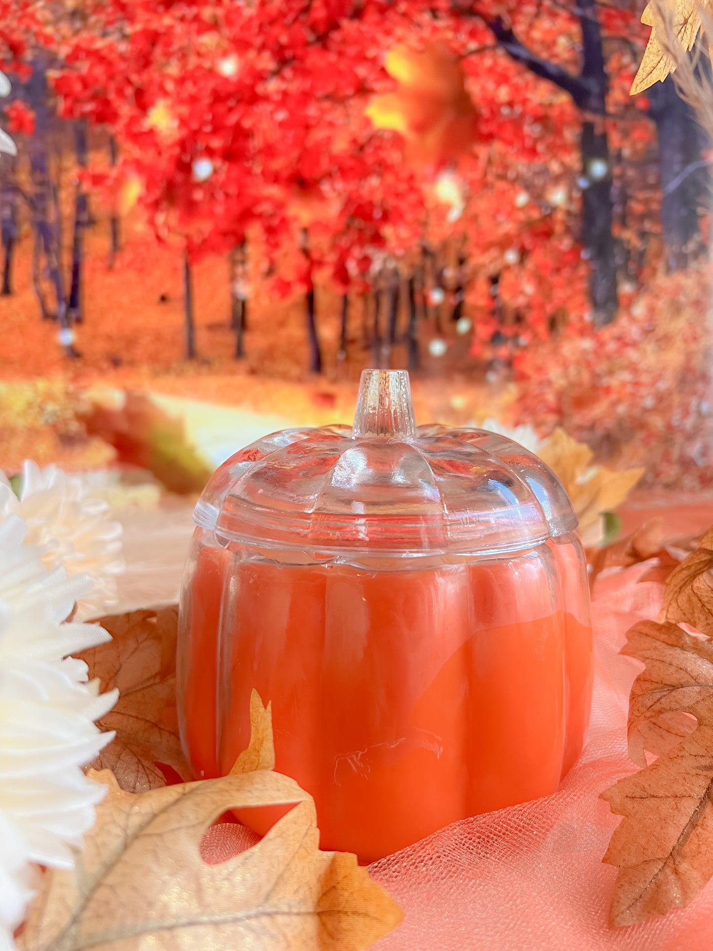 Autumn Leaves & Pie Candle