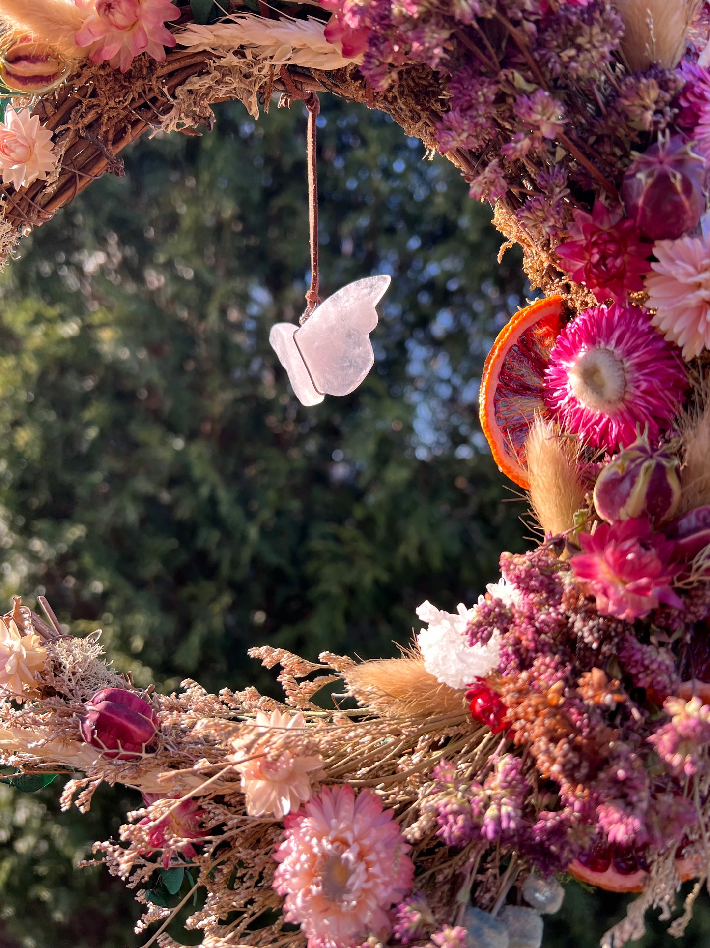 Flora & Butterfly Wreath