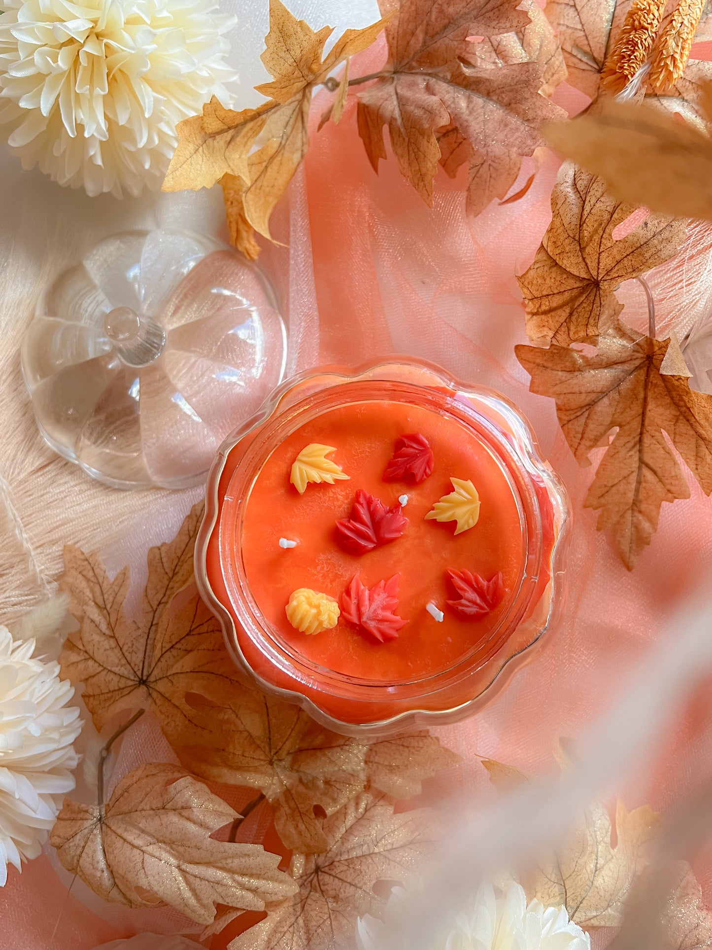 Autumn Leaves & Pie Candle
