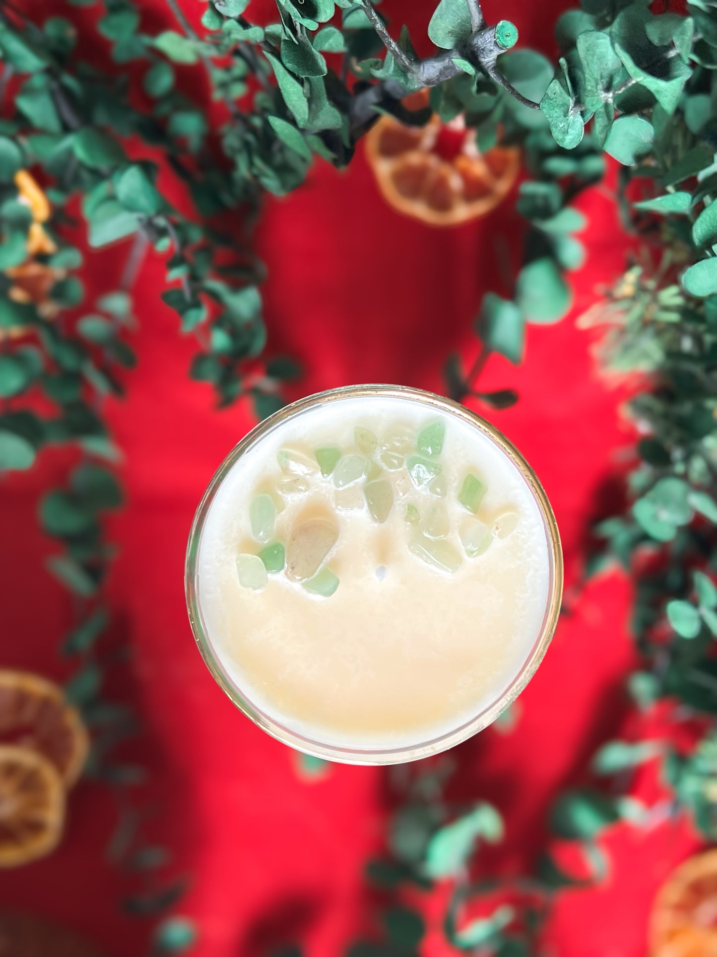 Holly Chalice Candle