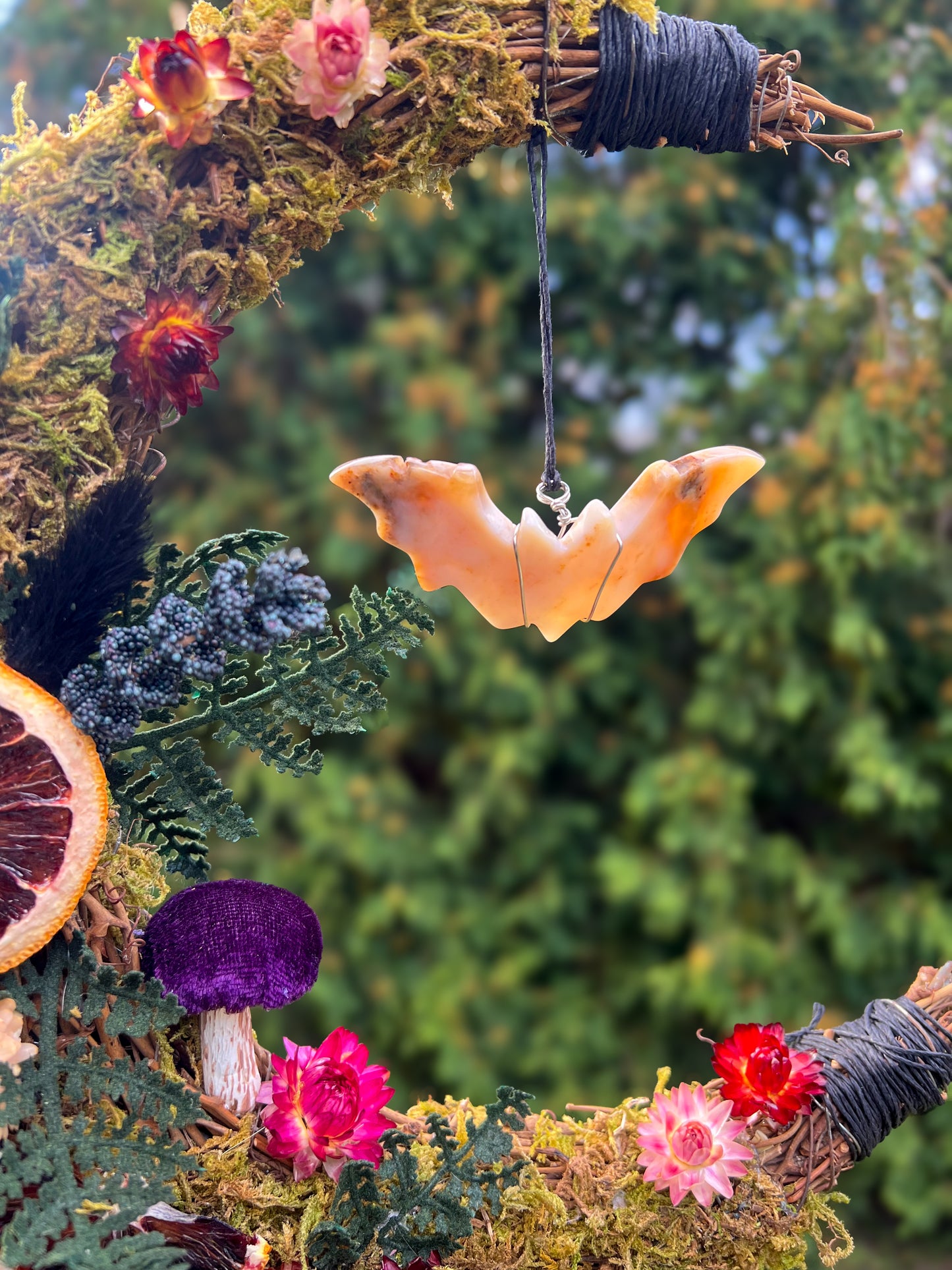 Midnight Orchard Wreath