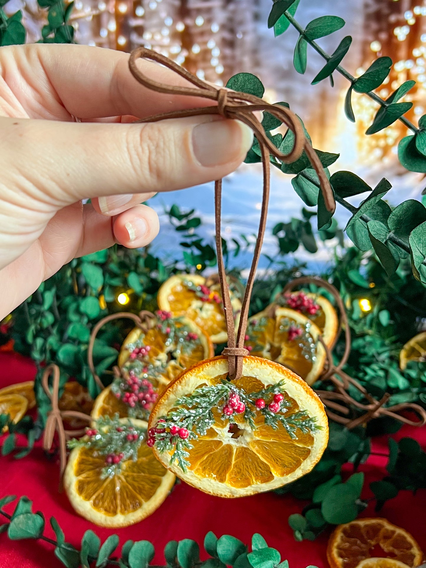 Winter Solstice Citrus Ornaments
